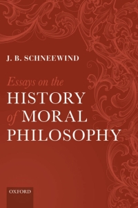 Cover image: Essays on the History of Moral Philosophy 9780199563012