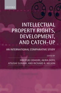 Cover image: Intellectual Property Rights, Development, and Catch Up 1st edition 9780199574759