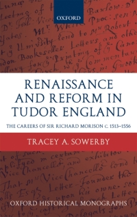 Imagen de portada: Renaissance and Reform in Tudor England 9780199584635