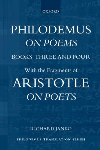 Cover image: Philodemus, On Poems, Books 3-4 1st edition 9780199572076