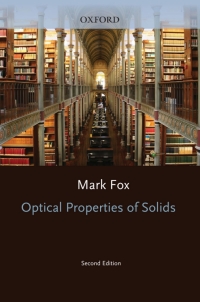 Cover image: Optical Properties of Solids 2nd edition 9780199573370