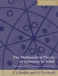 Cover image: The Mathematical Theory of Symmetry in Solids 9780199582587