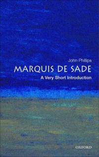 Imagen de portada: The Marquis de Sade: A Very Short Introduction 9780192804693