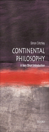 Cover image: Continental Philosophy: A Very Short Introduction 9780192853592