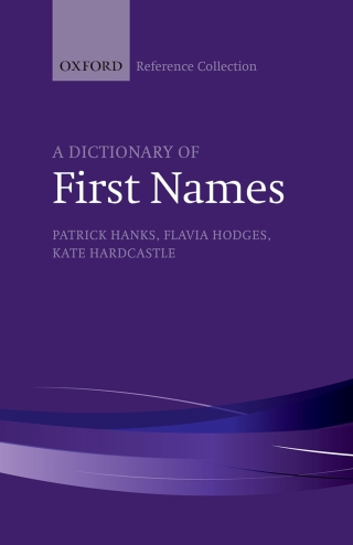 صورة الغلاف: A Dictionary of First Names 9780198800514