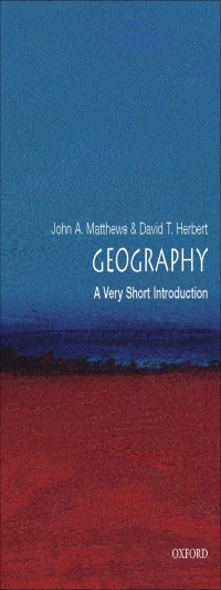 Imagen de portada: Geography: A Very Short Introduction 9780199211289