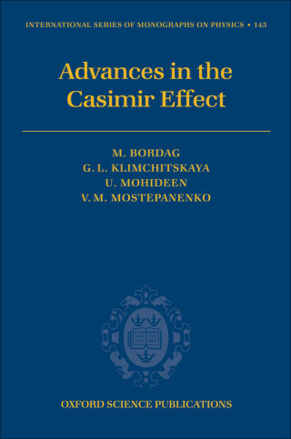 Imagen de portada: Advances in the Casimir Effect 9780199238743