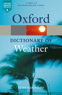 Imagen de portada: A Dictionary of Weather 2nd edition 9780199541447