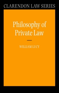 Titelbild: Philosophy of Private Law 9780198700685