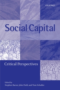 Cover image: Social Capital 9780199243679
