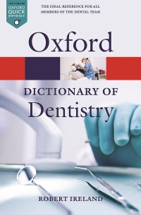 Imagen de portada: A Dictionary of Dentistry 1st edition 9780199533015