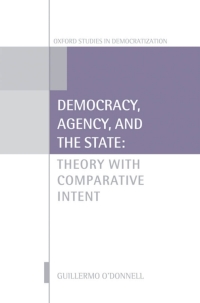 Omslagafbeelding: Democracy, Agency, and the State 9780199587612