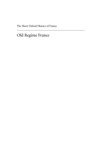 Immagine di copertina: Old Regime France 1st edition 9780198731306