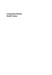 Immagine di copertina: Community Mental Health Teams 9780198529996