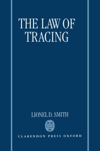 Cover image: The Law of Tracing 9780198260707