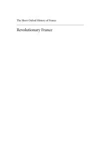 Imagen de portada: Revolutionary France 1st edition 9780198731870