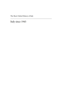 Imagen de portada: Italy Since 1945 1st edition 9780198731702