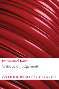 Cover image: Critique of Judgement 9780199552467