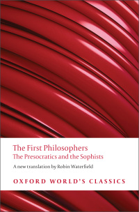 Immagine di copertina: The First Philosophers 1st edition 9780199539093