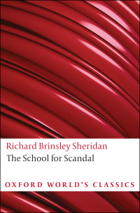 Titelbild: The School for Scandal and Other Plays 9780199540099