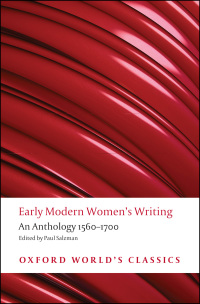 Cover image: Early Modern Women's Writing 9780199549672