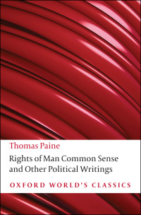 Cover image: Rights of Man, Common Sense, and Other Political Writings 9780199538003