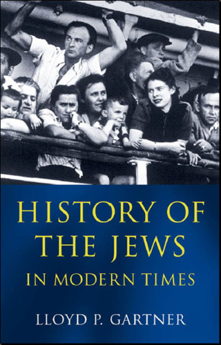 Cover image: History of the Jews in Modern Times 9780191587979