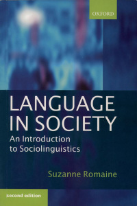 Imagen de portada: Language in Society 2nd edition 9780191593871