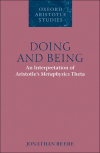 Cover image: Doing and Being 9780199206704