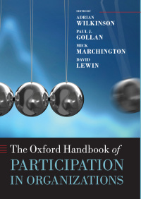 Imagen de portada: The Oxford Handbook of Participation in Organizations 1st edition 9780199207268