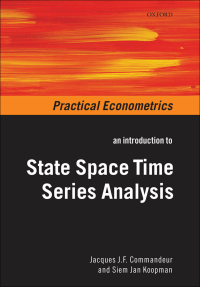 صورة الغلاف: An Introduction to State Space Time Series Analysis 9780199228874