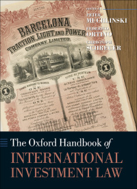 Cover image: The Oxford Handbook of International Investment Law 1st edition 9780199231386