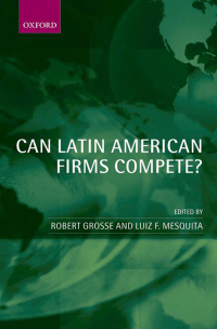 Imagen de portada: Can Latin American Firms Compete? 1st edition 9780199233755