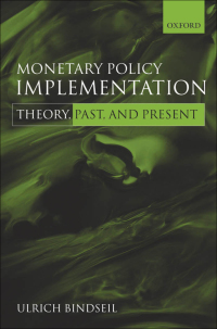 Cover image: Monetary Policy Implementation 9780199274543