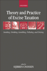 Imagen de portada: Theory and Practice of Excise Taxation 1st edition 9780199278596