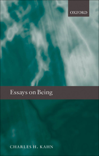 Cover image: Essays on Being 9780199534807