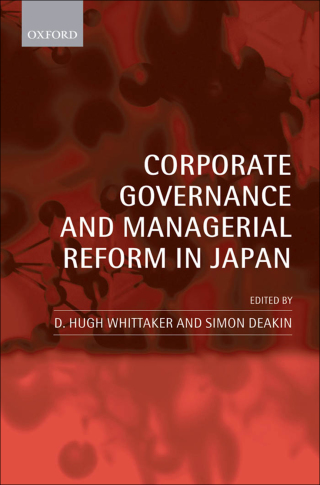 Cover image: Corporate Governance and Managerial Reform in Japan 1st edition 9780199563630