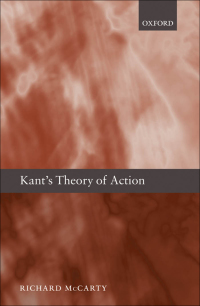 Cover image: Kant's Theory of Action 9780199567720