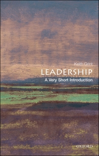 Cover image: Leadership: A Very Short Introduction 9780199569915