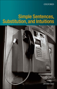 Cover image: Simple Sentences, Substitution, and Intuitions 9780199575640