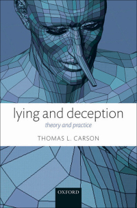 Cover image: Lying and Deception 9780199654802