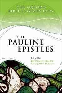 Imagen de portada: The Pauline Epistles 1st edition 9780199580262