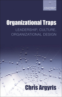 Cover image: Organizational Traps 9780199586165