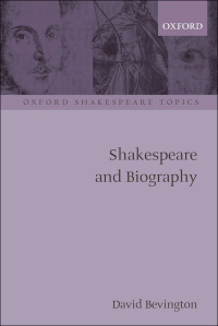 Cover image: Shakespeare and Biography 9780199586479