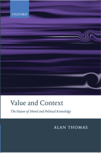 Omslagafbeelding: Value and Context 9780199587278