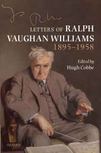 Cover image: Letters of Ralph Vaughan Williams, 1895-1958 1st edition 9780199257973