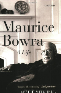 Cover image: Maurice Bowra 9780199589333