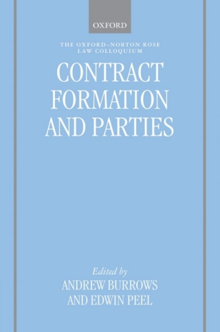 Cover image: Contract Formation and Parties 9780199583706