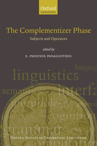 Cover image: The Complementizer Phase 9780199584369