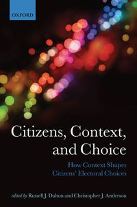 Imagen de portada: Citizens, Context, and Choice 9780199599233